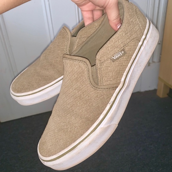 vans asher slip on sneakers